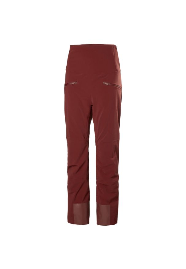Spodnie narciarskie dla kobiet Helly Hansen Alphelia Hi Waist. Kolor: czerwony. Sezon: zima. Sport: narciarstwo