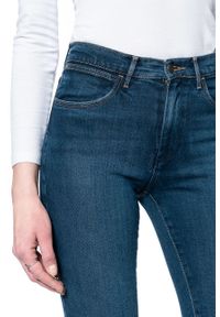 Wrangler - SPODNIE DAMSKIE WRANGLER HIGH RISE SKINNY VINTAGE INK W27HGD18I 112128079. Styl: vintage #4