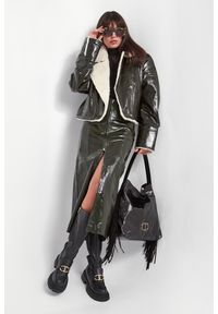 Spódnica skórzana GESTUZ. Materiał: skóra #1