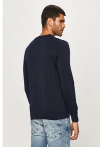 Lacoste - Sweter AH1951. Okazja: na co dzień. Kolor: niebieski. Materiał: materiał. Długość rękawa: długi rękaw. Długość: długie. Wzór: aplikacja. Styl: casual #4