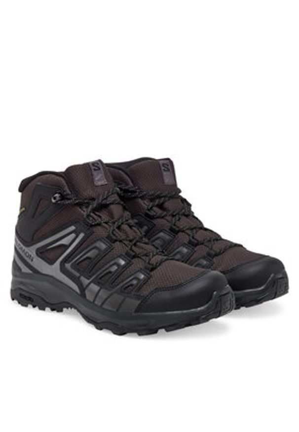 salomon - Salomon Trekkingi Extegra Mid Gore-Tex L47800100 Szary. Kolor: szary. Materiał: materiał. Technologia: Gore-Tex. Sport: turystyka piesza