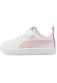 Buty sportowe dziecięce Puma Rickie AC. Kolor: różowy, biały, wielokolorowy. Materiał: syntetyk, skóra. Szerokość cholewki: normalna. Sport: turystyka piesza