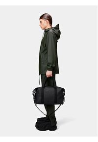 Rains Torba weekendowa Hilo Weekend Bag Small W3 14220 Czarny. Kolor: czarny. Materiał: materiał