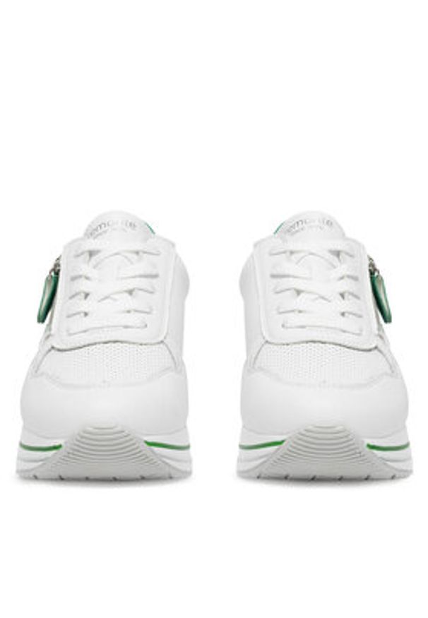 Remonte Sneakersy D1318-82 Biały. Kolor: biały. Materiał: skóra