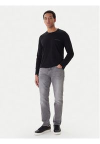 Emporio Armani Underwear Longsleeve EM000382 AF10800 UC001 Czarny Slim Fit. Kolor: czarny. Materiał: bawełna. Długość rękawa: długi rękaw #4