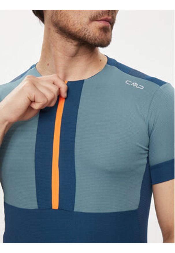 CMP Koszulka techniczna 34N7727 Niebieski Slim Fit. Kolor: niebieski. Materiał: syntetyk