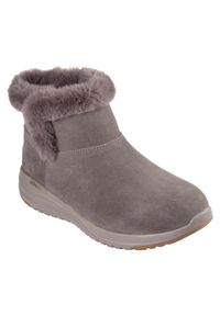 skechers - Buty zimowe damskie, On-The-Go Stellar - Cozy Step. Kolor: fioletowy, brązowy, wielokolorowy. Sezon: zima. Styl: sportowy