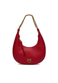 Pinko - PINKO Torebka Brioche Hobo Mini AI 24-25 PLTT 101433 A29Q Czerwony. Kolor: czerwony. Materiał: skórzane #1