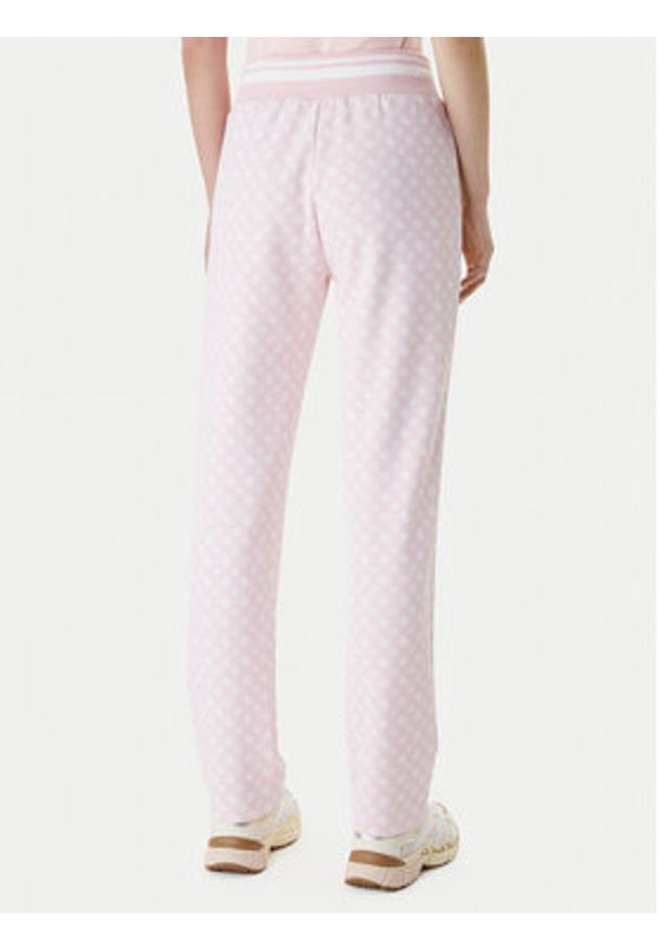 Guess Spodnie dresowe V5YB20 KB212 Różowy Regular Fit. Kolor: różowy. Materiał: syntetyk