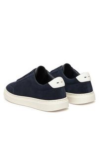 BOSS Sneakersy Kieran 50548715 Granatowy. Kolor: niebieski. Materiał: zamsz, skóra #5