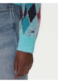 Tommy Jeans Kardigan DW0DW21180 Zielony Relaxed Fit. Kolor: zielony. Materiał: syntetyk #3