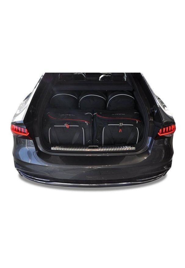 KJUST - Torby Do Bagażnika Audi A7 2017+ 5Szt Kjust. Kolor: czarny. Styl: sportowy