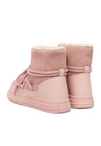 DeeZee Śniegowce DZN-025 Różowy. Kolor: różowy. Materiał: materiał #3