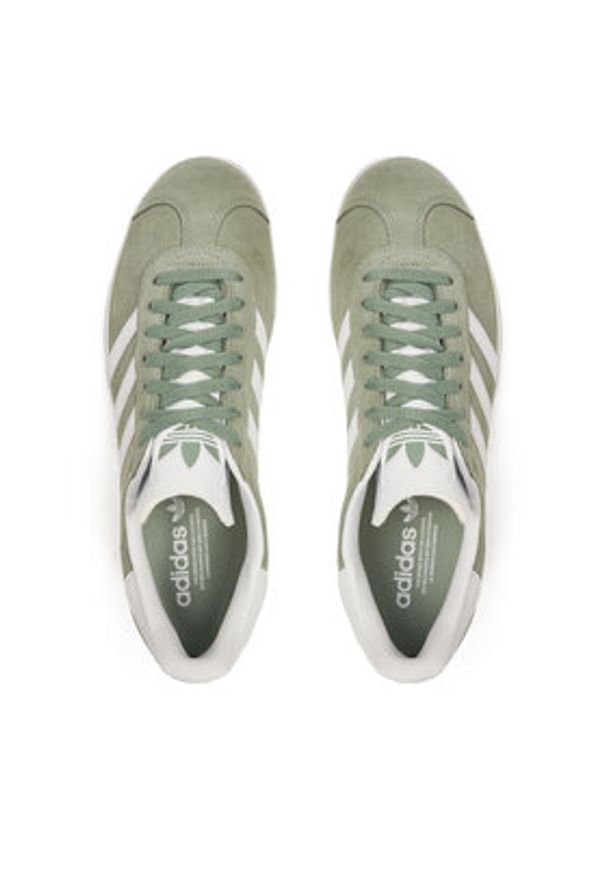 Adidas - adidas Sneakersy Gazelle JH5384 Zielony. Kolor: zielony. Materiał: zamsz, skóra. Model: Adidas Gazelle