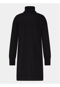Sisley Sukienka dzianinowa 1044MV00L Czarny Slim Fit. Kolor: czarny. Materiał: wełna #3