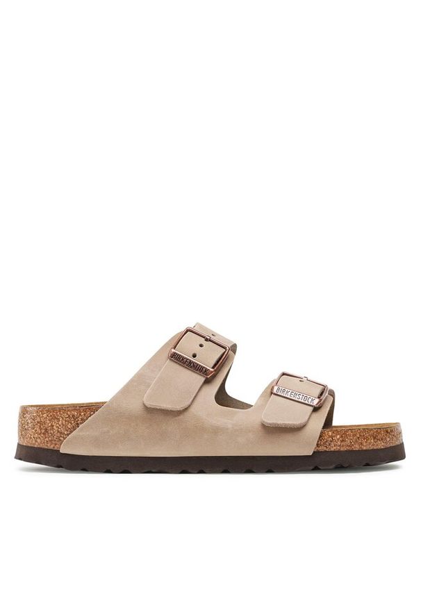 Klapki Birkenstock. Kolor: beżowy