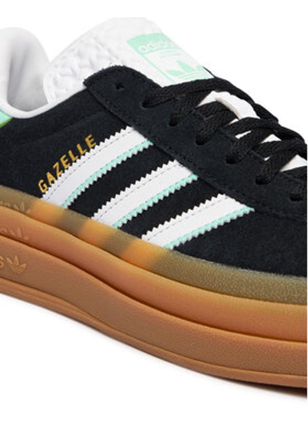 Adidas - adidas Sneakersy Gazelle Bold IH6456 Czarny. Kolor: czarny. Materiał: skóra, zamsz. Model: Adidas Gazelle