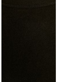 Undiz - Bluzka piżamowa CARRYIZ. Kolor: czarny. Materiał: elastan, poliester, dzianina, wiskoza. Długość: długie. Wzór: gładki #2