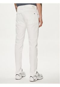 Pepe Jeans Jeansy PM207390 Biały Tapered Fit. Kolor: biały