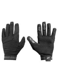 MASSI - Rękawiczki rowerowe Massi Single Track. Kolor: czarny. Materiał: skóra, syntetyk. Wzór: nadruk. Sport: kolarstwo #1