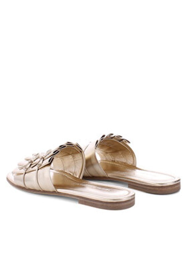 KENNEL&SCHMENGER - Kennel & Schmenger Klapki Holly 51-93660.219 Złoty. Kolor: złoty. Materiał: skóra