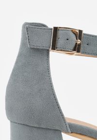 Born2be - Zielone Czółenka Vices na Obcasie z Wkładką ze Skóry Naturalnej Nariri. Okazja: na co dzień, na ślub cywilny, do pracy, na wesele. Zapięcie: sprzączka. Kolor: zielony. Materiał: skóra. Obcas: na obcasie. Styl: casual, elegancki, klasyczny, wizytowy. Wysokość obcasa: średni #5