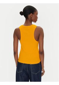 2NDDAY Top Purity 2252237387 Pomarańczowy Slim Fit. Kolor: pomarańczowy. Materiał: bawełna