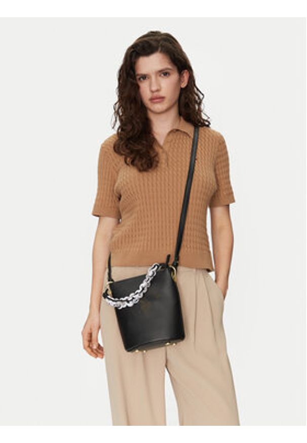 U.S. Polo Assn. Torebka Durango Bucket BEUD55872WVP000 Czarny. Kolor: czarny. Materiał: skórzane