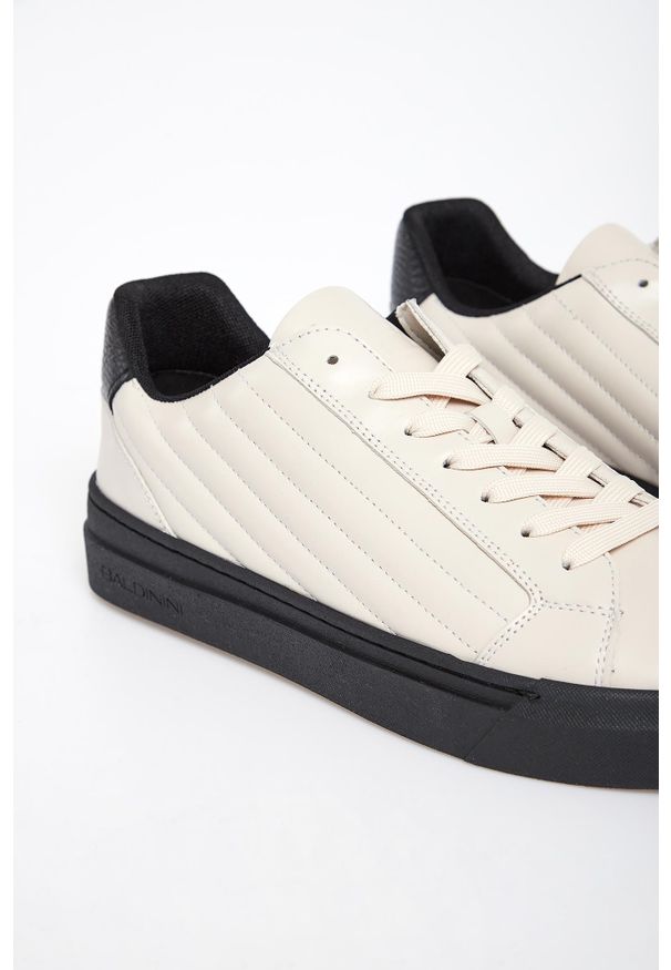 Baldinini - Sneakersy męskie skórzane BALDININI. Materiał: skóra