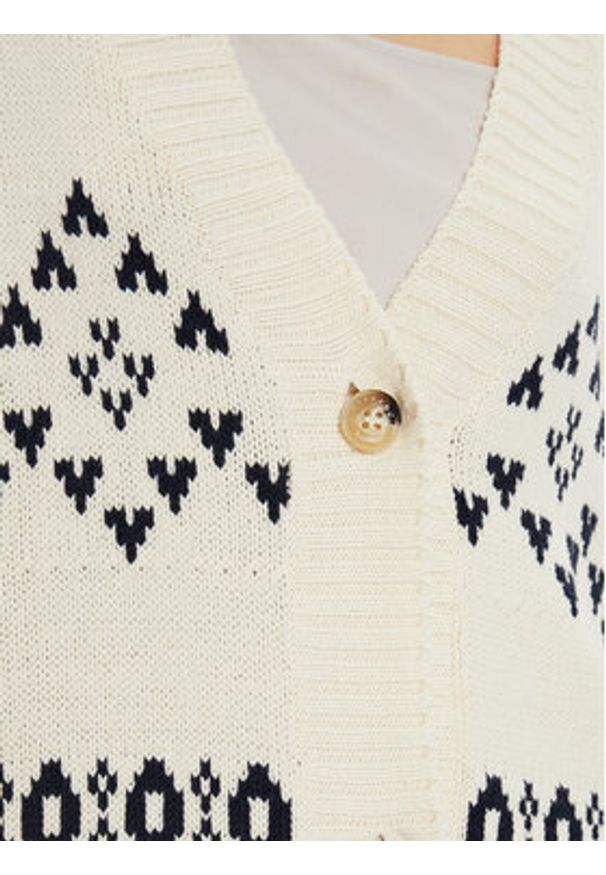 Weekend Max Mara Kardigan Acacia 2425346031 Beżowy Oversize. Kolor: beżowy. Materiał: syntetyk, bawełna