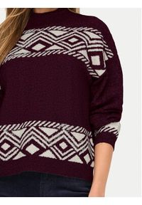 only - ONLY Golf Victoria 15321179 Fioletowy Regular Fit. Typ kołnierza: golf. Kolor: fioletowy. Materiał: syntetyk #4