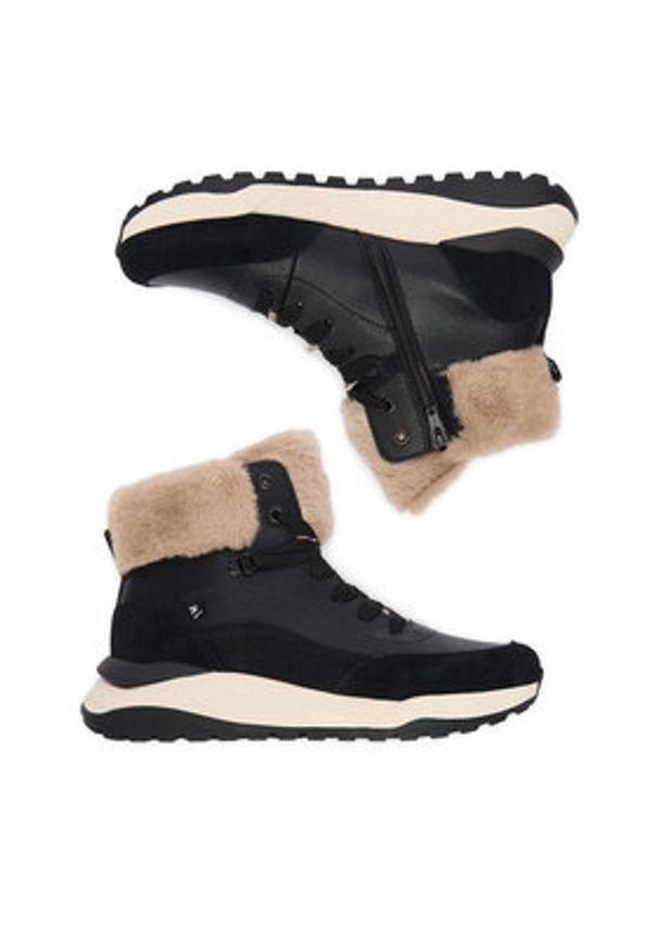 Rieker Trzewiki CEO-W2571-00 Czarny. Kolor: czarny. Materiał: skóra