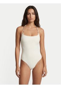 Guess Strój kąpielowy E6GJ02 KF412 Biały. Kolor: biały. Materiał: syntetyk #1