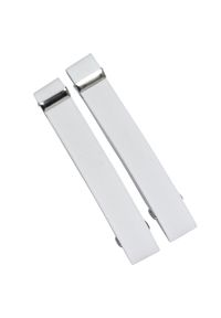 Modini - Białe opaski do rękawów koszuli X2. Kolor: biały. Materiał: guma #1