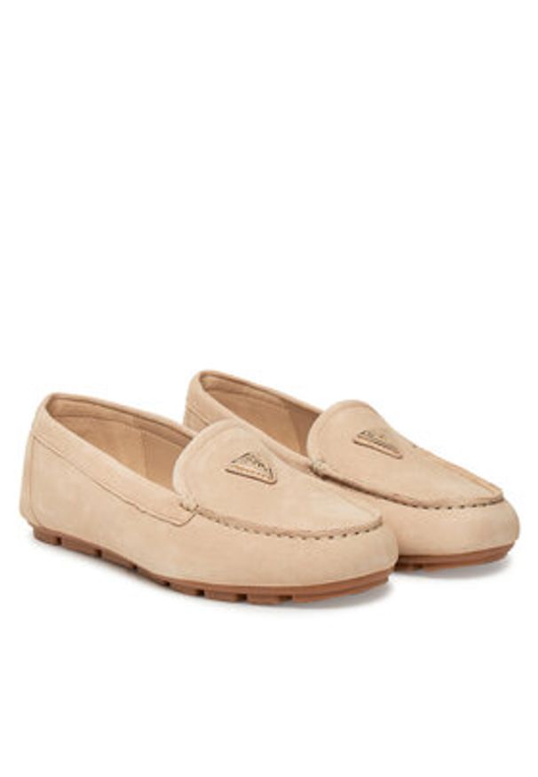 Guess Lordsy FLJLILSUE14 Beżowy. Kolor: beżowy. Materiał: skóra