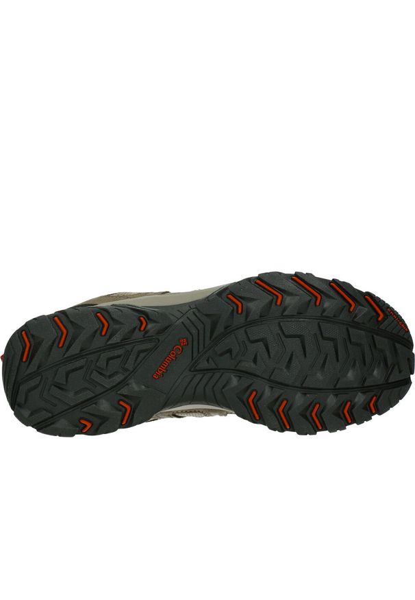 columbia - Buty trekkingowe męskie Columbia Redmond III. Kolor: wielokolorowy, brązowy, czarny. Materiał: skóra, zamsz, tkanina. Sport: turystyka piesza