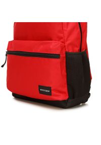 Wittchen - Plecak basic duży czerwono-czarny. Kolor: wielokolorowy, czarny, czerwony. Materiał: poliester. Styl: casual #4