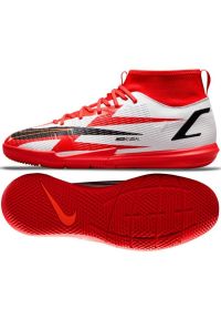 Buty piłkarskie Nike Mercurial Superfly 8 Academy CR7 Ic Jr DB2676 600 wielokolorowe białe. Kolor: wielokolorowy. Materiał: guma, syntetyk. Sport: piłka nożna #4