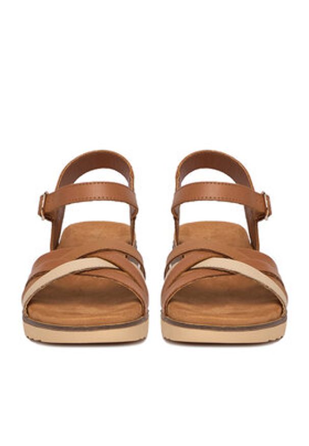 Lasocki Sandały CEO-RST-KSYMENA-01 Brązowy. Kolor: brązowy. Materiał: skóra