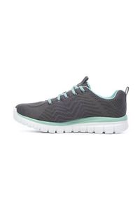 skechers - Buty do chodzenia damskie Skechers Gracefulget Connect. Zapięcie: sznurówki. Kolor: brązowy. Materiał: materiał, tkanina. Szerokość cholewki: normalna. Sport: turystyka piesza