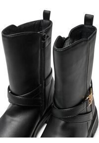 TOMMY HILFIGER - Tommy Hilfiger Botki Boot T3A5-33574-1351 S Czarny. Kolor: czarny. Materiał: skóra #6