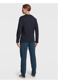 Emporio Armani Underwear Piżama 111791 2F567 17536 Granatowy Regular Fit. Kolor: niebieski. Materiał: bawełna #5