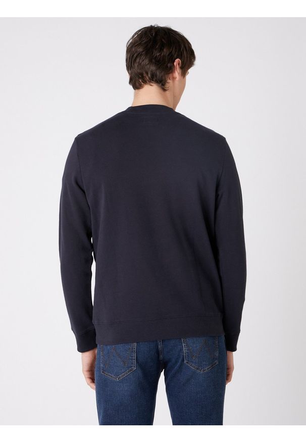 Wrangler - MĘSKA BLUZA WRANGLER EXPLORER SWEAT DARK NAVY W6D0HYXAE 112130714