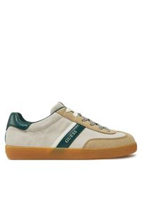 Sneakersy Guess. Kolor: beżowy, biały