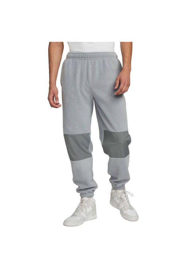 Nike - Spodnie sportowe męskie Club Fleece Pant. Kolor: szary. Materiał: poliester
