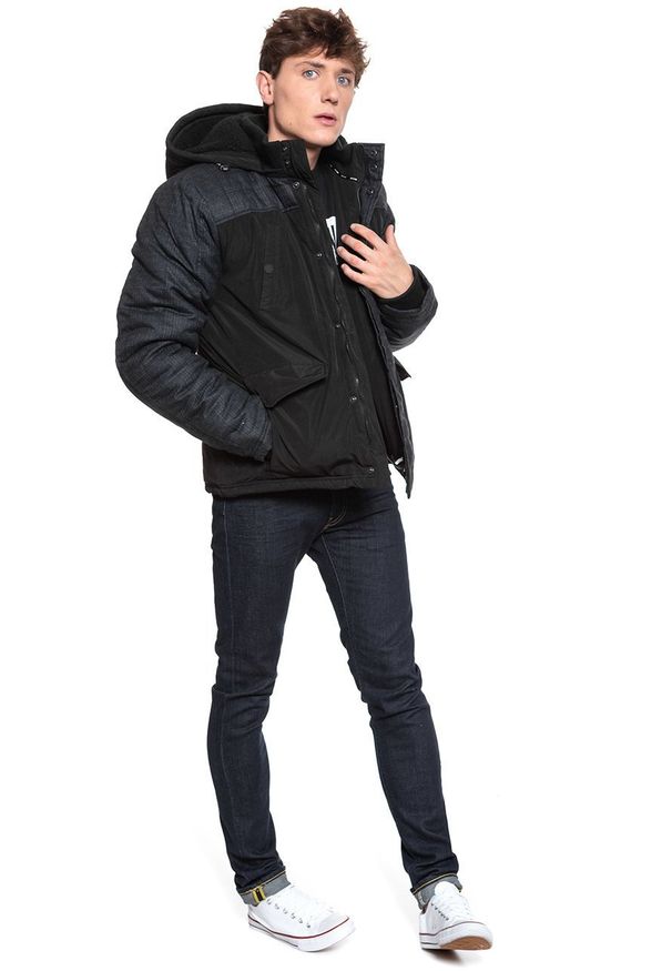 Mustang - KURTKA ZIMOWA MUSTANG Daniel fabric mix 1009815 4142. Sezon: zima