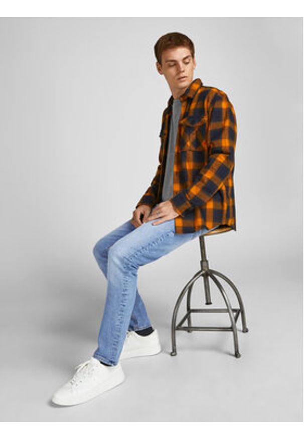 Jack & Jones Jeansy Glenn 12203510 Niebieski Slim Fit. Kolor: niebieski