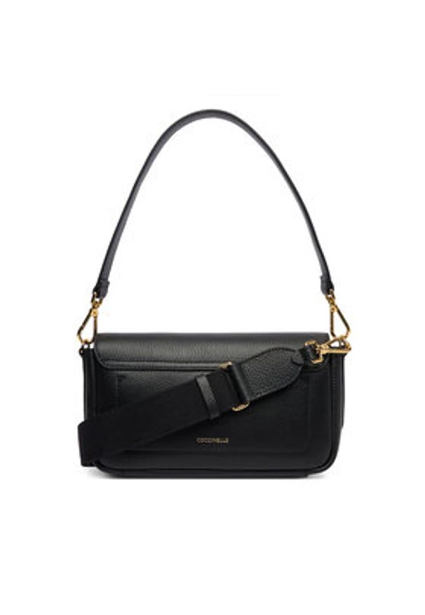 Coccinelle Saszetka 329191 Czarny. Kolor: czarny. Materiał: skórzane