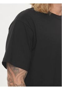 Versace Jeans Couture T-Shirt 76GAHE05 Czarny Regular Fit. Kolor: czarny. Materiał: bawełna #3