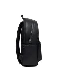 TOMMY HILFIGER - Tommy Hilfiger Plecak Th Monogram Backpack AM0AM13834 Czarny. Kolor: czarny. Materiał: skóra #4
